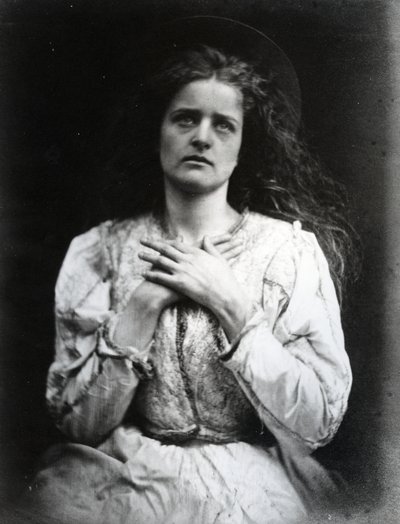 Então, agora eu acho que meu tempo está próximo, ilustração para "A Rainha May", de Alfred, Lord Tennyson, 1875 (albumen print) de Julia Margaret Cameron